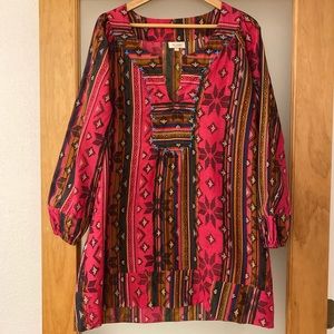 Southwestern Print Cotton Dress